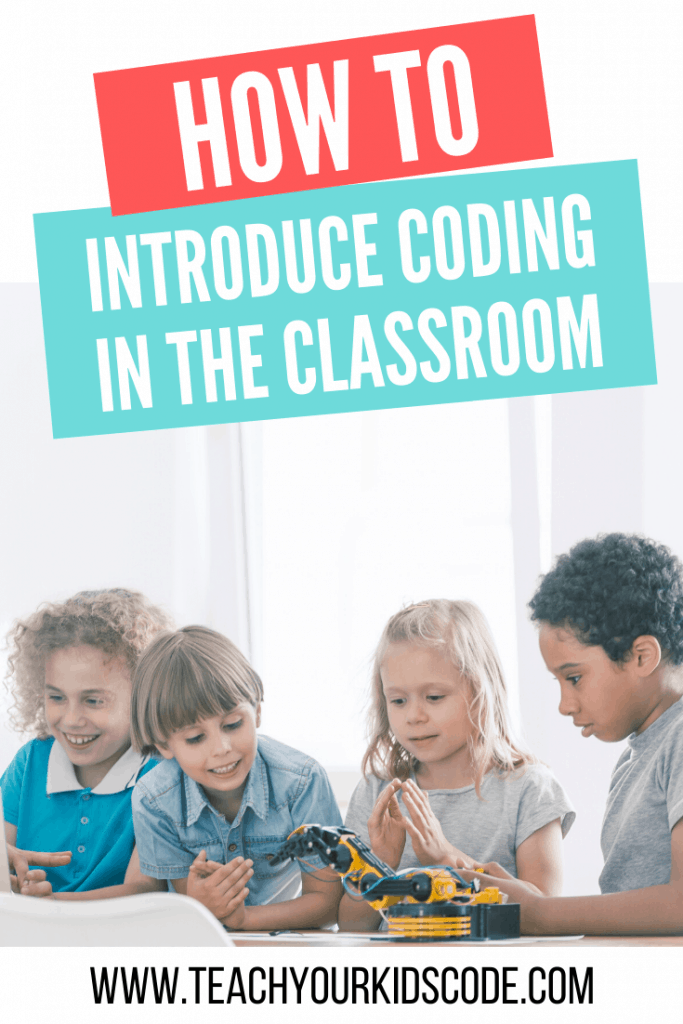 Our ultimate guide to introducing coding in the classroom! These simple ideas will help you incorporate the basics of coding into your classroom. We will help you to easily incorporate coding for kids into your curriculum. #education #coding #edtech